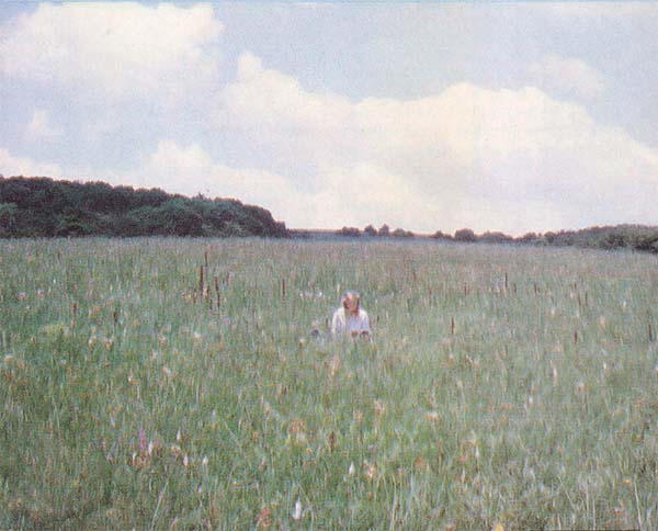 What better place to write a trip diary than in the flower-strewn fields outside the Soviet spa of Pyatigorsk?